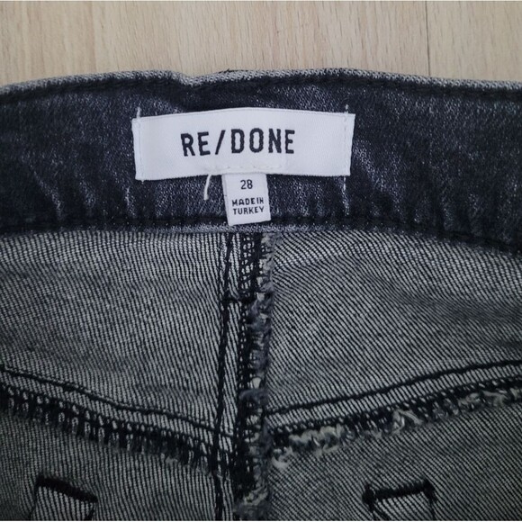 ReDone 70s Crop Boot Women's 28 Stone Noir Grunge - Picture 4 of 6